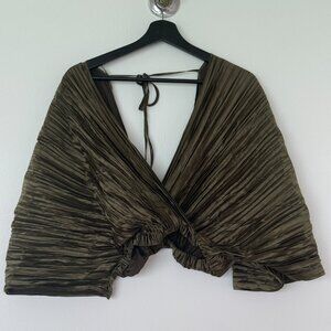 ZARA olive green top